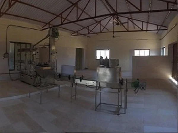 Packaged drinking water plant interior