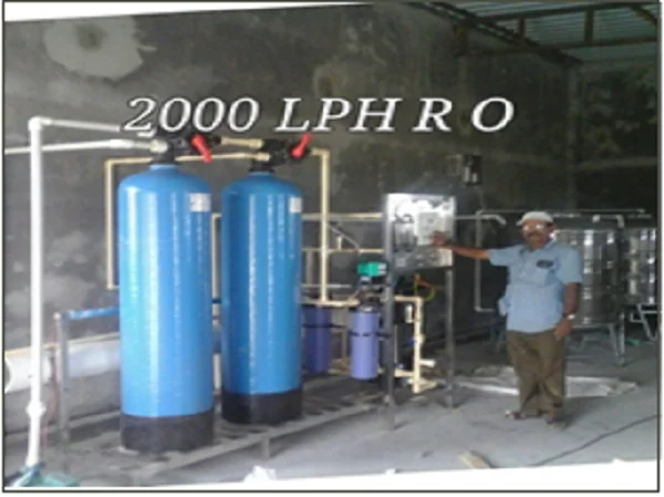 2,000 LPH RO plant